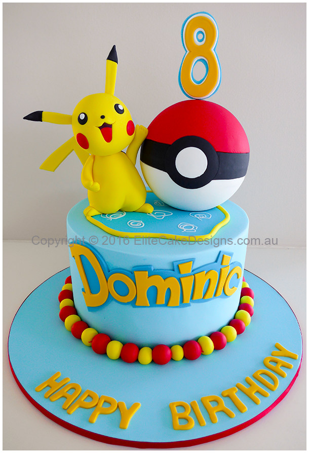 Pokemon kids birthday cake in Sydney